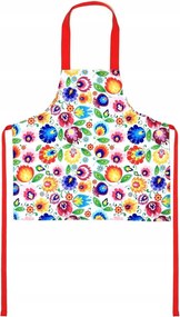 Folk Gyerek Konyhai Kötény Vadász Mintás Fehér