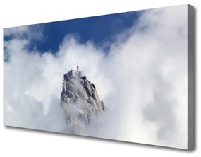 Vászonfotó Felhők Hegyi táj 120x60 cm