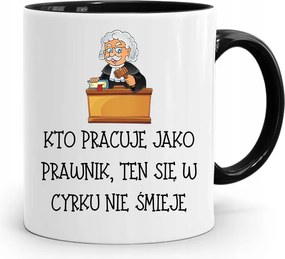 Fekete Bögre Ügyvédnek Mr. Mecenas fényképes nyomattal