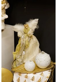 Karácsonyi dekoráció 41 cm Angyal arany