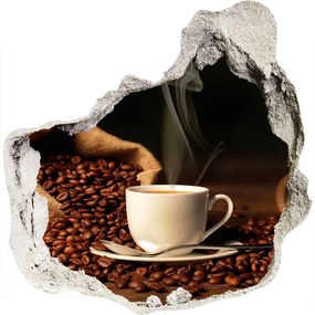 3d-s lyukat fali matrica Kávé csészében nd-p-45991668