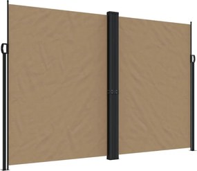 vidaXL tópszínű behúzható oldalsó napellenző 220 x 1000 cm
