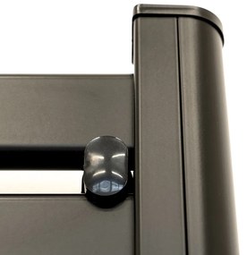 Elektromos törölközőszárító radiátor 500W - FEKETE