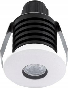 Nova Luce kültéri süllyesztett talajlámpa Bang fehér alumínium Led 1W 3V 30
