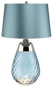 Elstead LENA-TL-S-BLUE - LED Asztali lámpa LENA 1xE27/60W/230V + 1xGU10/7W kék