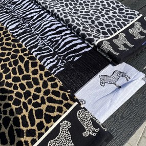 Afrika szürke leopárd strandtörölköző