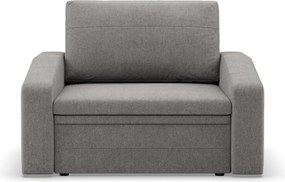 Vertico fekvőfotel, 90 cm széles, fonott, szürke