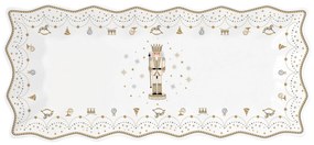 Diótörő karácsonyi porcelán hosszúkás tálca Royal Nutcracker