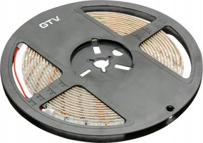 Led szalag 12V IP20 szilikon nélkül 33W b.hideg 6000K tekercs 5m Gtv