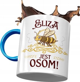 Kék Bögre Eliza Barátnőnek Ajándék Nyomtatott Fotóval