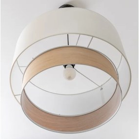 Brilagi - LED csillár kábelen CERIA 1xE27/40W/230V Ø 50 cm fehér/bézs