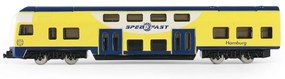 Rappa Fém mini vonat regionális, 16 cm