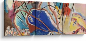 Kép -  Vasily Kandinsky, Improvisation No. 30 (Cannons), reprodukciók (órával) (90x30 cm)