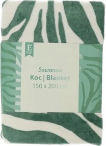 Puha zöld takaró Sawanna szafari afrikai szavanna stílusban