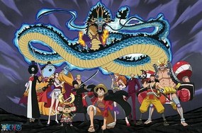 Plakát One Piece - The Crew vs Kaido, (91.5 x 61 cm)