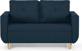 DORIS Kétszemélyes kinyitható kanapé Sötétkék
