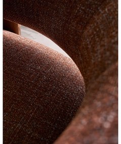 Barna zsenília fotel Granite – Kave Home