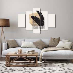 Kép - Absztrakció trópusi levelekkel N⁰4 (150x105 cm)