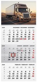 Naptár, speditőr, három hónapos, egy tömbös, TOPTIMER, Kamion (NSPED07206U)