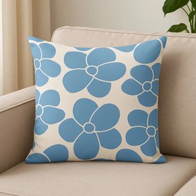 Párnahuzat 43x43 cm Blue Meadow – Mila Home