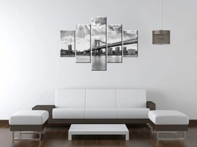 Gario Vászonkép Brooklyn New York - 5 részes Méret: 125 x 70 cm