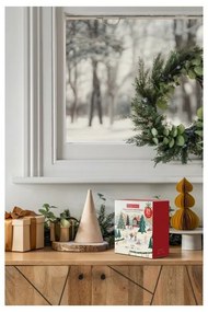 Yankee Candle Advent könyv/naptár 2025, votív gyertya 12 db, teamécses 12 db + gyertyatartó
