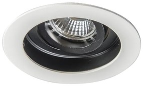 Modern beépített reflektor fehér acél 5 db-os készlet - Rondoo