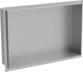 Mexen X-Wall-NR süllyesztett polc karima nélkül 45 x 30 cm, inox - 1911453010