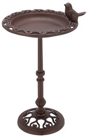 Öntöttvas álló madáritató és -etető, 38 cm