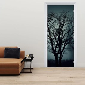 Fotótapéta ajtóra - Fa a napfogyatkozásban (95x205cm)