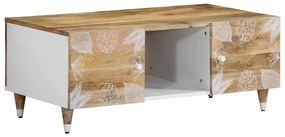 Tömör mangófa dohányzóasztal 100 x 54 x 40 cm