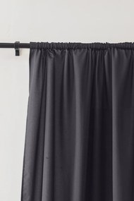 Függöny OXFORD LIGHT 140x250 cm, sötétszürke Felfüggesztés: Hullámos sínszalag