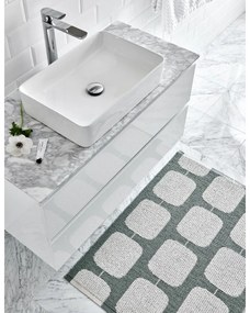 Zöld-krémszínű kültéri-beltéri szőnyeg 70x100 cm Sten Army – Pappelina