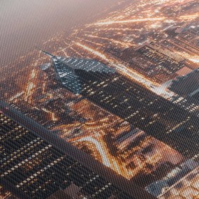 Fényes metropolisz képe (120x50 cm)