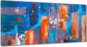 Festmények 115x55 Absztrakt Kályha