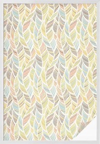 Öntapadós szélvédő furnér Adatvédelem Szivárvány tollak 100x146