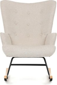 Hintaszék, bézs, szövet, AK-373 CRM2