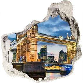 3d-s lyuk vizuális effektusok matrica Tower híd londonban nd-p-70326828