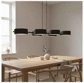 DRUMZ kábeles függőlámpa 6xE14/10W/230V fekete