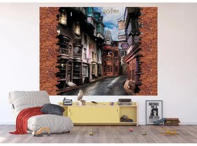 Gyerek fotótapéta Harry Potter Diagon Alley 252 x182 cm, 4 részes