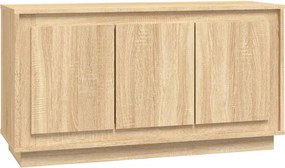 vidaXL sonoma tölgy színű szerelt fa tálalóasztal 102x35x55 cm