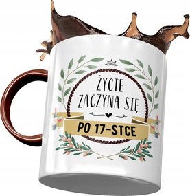 Bordó Bögre Születésnapra 17 17. 17. Ajándék Nyomtatott Fotóval