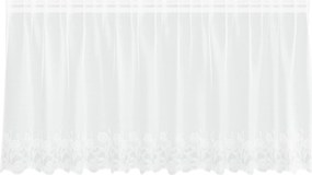 vidaXL Csipkés Függöny függönyökkel Fehér 100 x 300 cm Poliészter