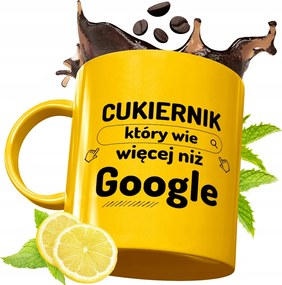 Prémium Arany Bögre Cukrásznak Ajándék Nyomtatott Fotóval