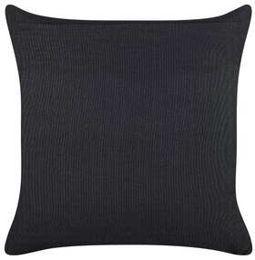 Fekete és zöld bársony díszpárna 45 x 45 cm OSMUNDA Beliani
