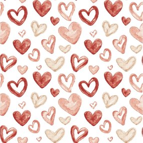 Flanel ágynemű AMORIA HEARTS mintás Ágyneműhuzat mérete: 2 db 70 x 90 cm | 200 x 220 cm