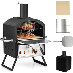 Kültéri pizzasütő kiegészítőkkel