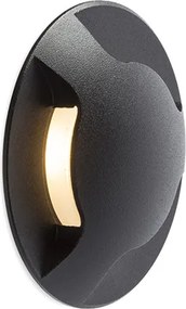 RENDL KICK III süllyesztett lámpa fekete 230V LED 3W IP54 3000K
