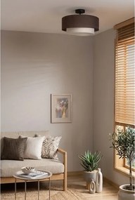 Brilagi - LED felületre szerelhető csillár BOHO ECO 1xE27/10W/230V Ø 40 cm barna/krémszínű