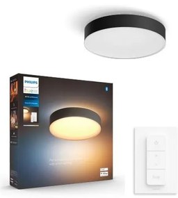 Philips - LED dimmelhető mennyezeti lámpatest Hue ENRAVE M LED/19,2W/230V fekete + távirányító